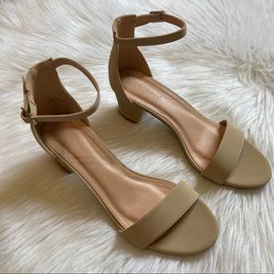 Sale $5 For $25 Luv Mark Chunky Strappy Heels